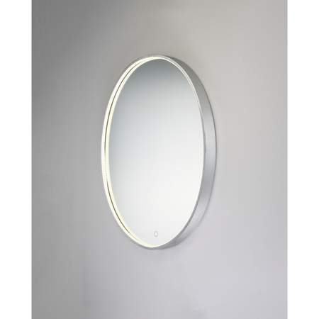 Et2 Mirror 1-Light 23.75" Wide Brushed Aluminum LED Mirror E42012-90AL